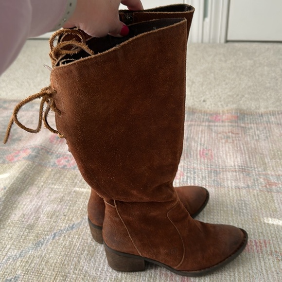 EUC brown Born Felicia boots - Picture 4 of 8